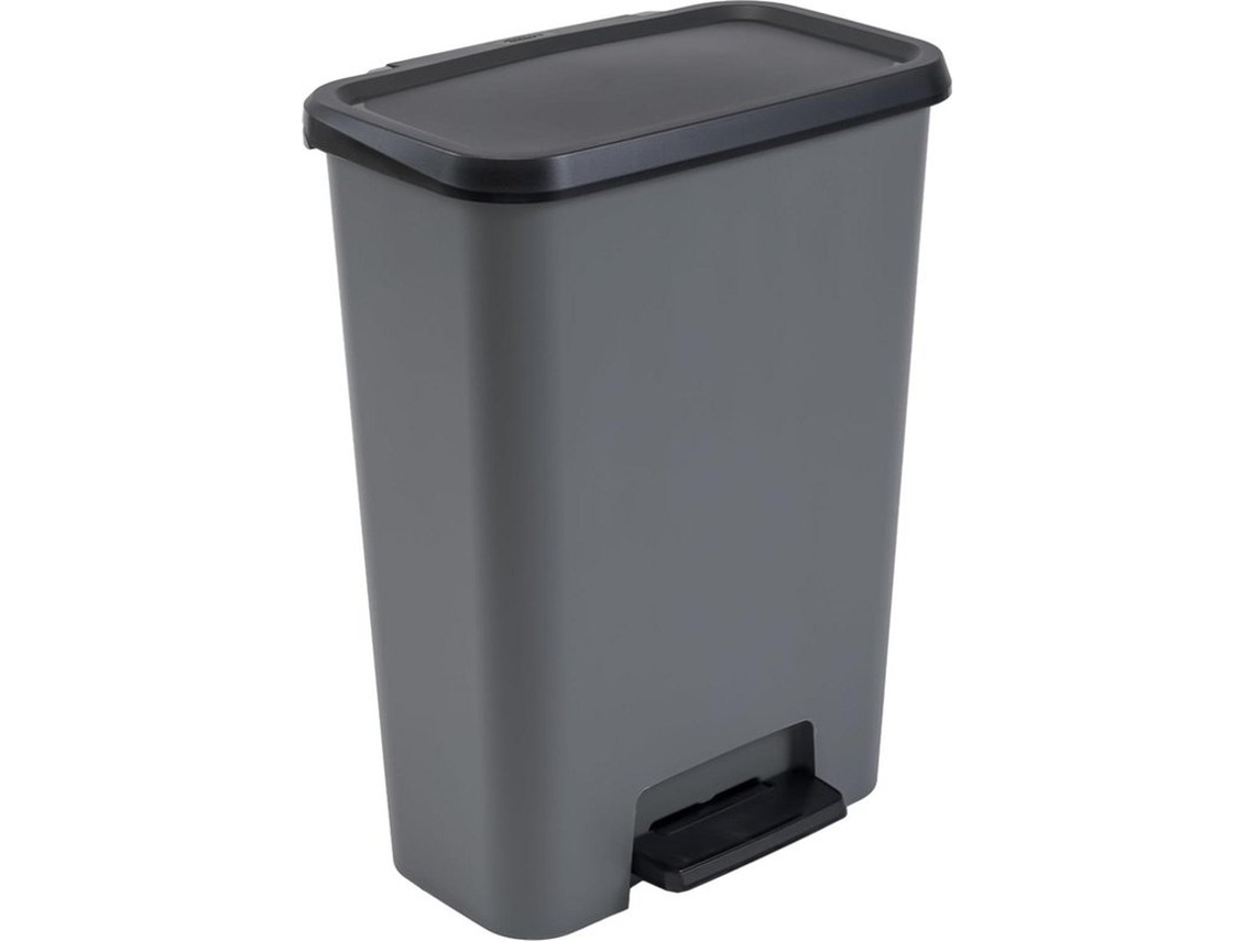 Pisadeira 46l - Cinzento/preto - Curver Compatta Duo