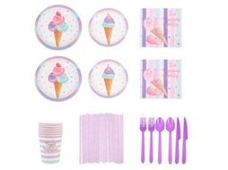 1 Conjunto De Talheres Para Festa De Carrinho De Sorvete