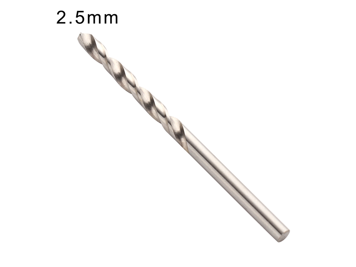 Broca Helicoidal De Aço Rápido 2,5 Mm (resistente E Abrasiva)