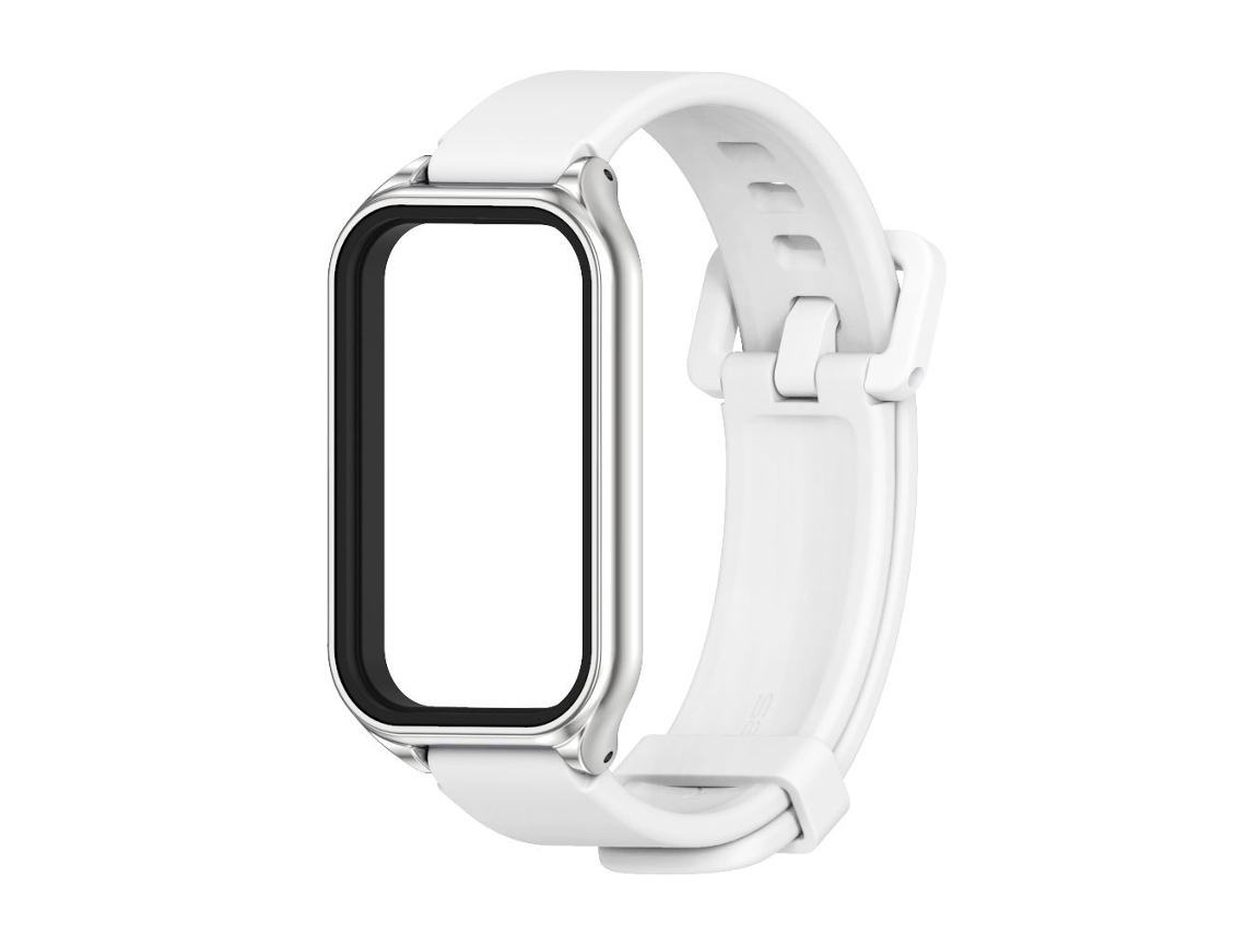 Pulseira de Silicone para Redmi Band 3/mi Band 9 Active Branco HEXINYIGJLY