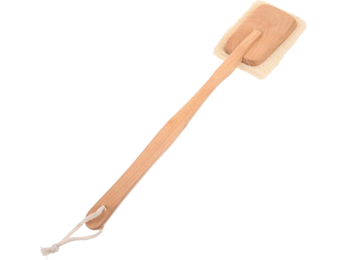 Escova De Banho Baluue Com Cabo Longo Para Massagem Corporal, Escova Esfoliante Para Chuveiro, Limpa A Pele Deixando