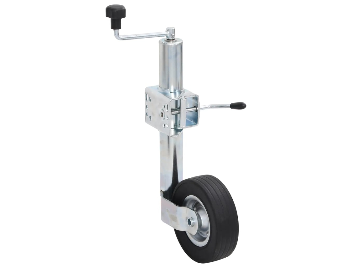 Vidaxl Roda Macaco P/ Reboque C/ Braçadeira Divisão 60mm Aço Galvaniz.