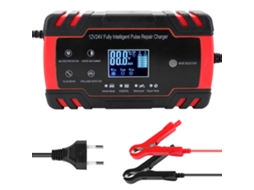 Cargador De Carro Portátil Mini Com Tela Digital 12v/24v Para Carro E Moto