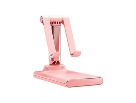 Suporte Portátil De Metal Abs Para Celular, Suporte De Mesa Extensível Para Celular, Branco