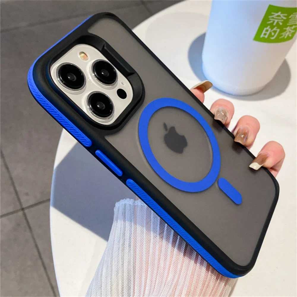 Capa Magnética Para Celular (azul Klein Para Iphone 14)