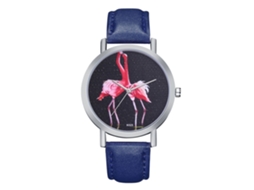 Reloj De Pareja New Star Sky Cuarzo Correa De Cuero Unisex Regalo (azul)