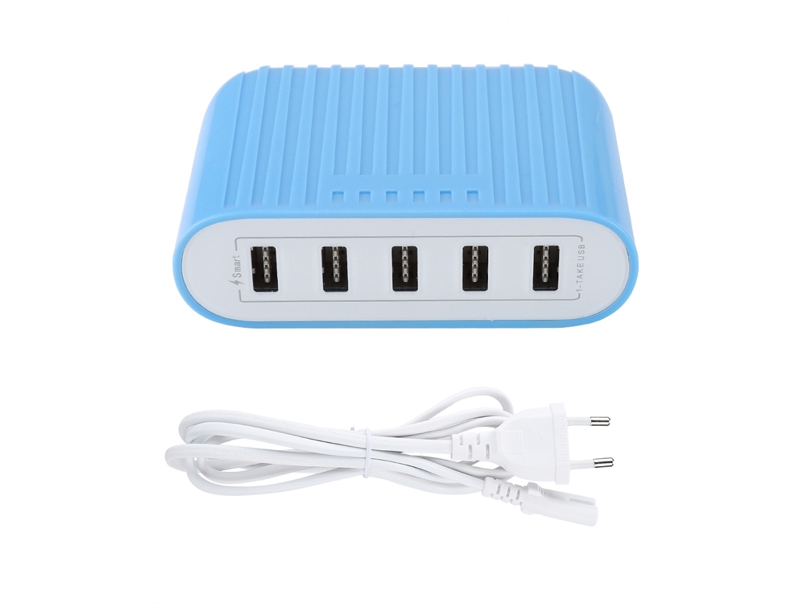 Carregador Usb LAXISCREED 5 Portas Rápido Inteligente
