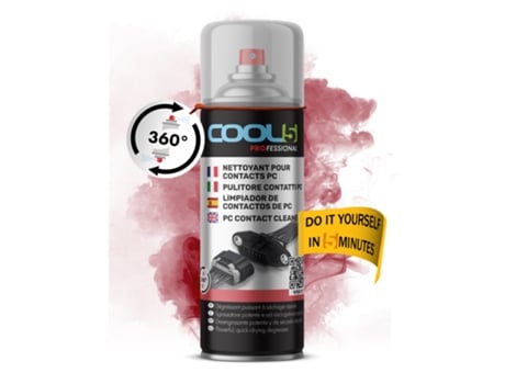Limpiador De Contactos 360° Electrónica 400ml Cool5