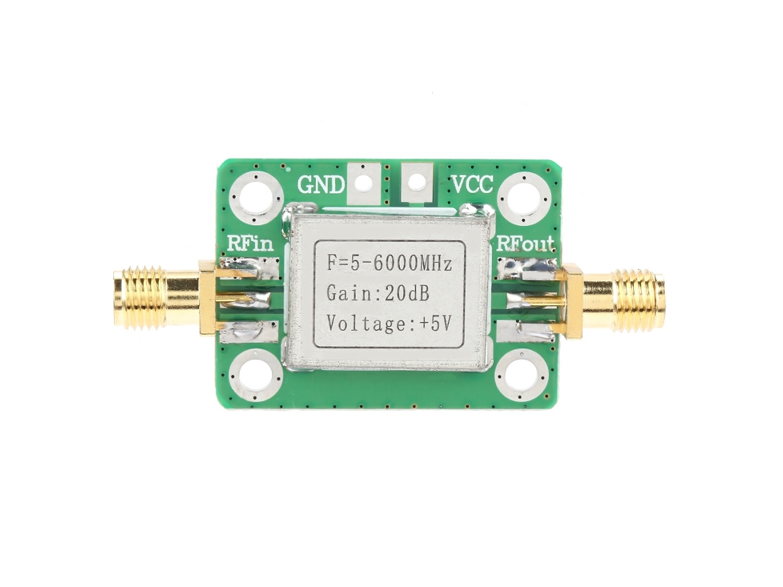 Amplificador De Potência Rf De Largura De Banda 5m~6ghz Com Ganho De 20db E Estojo Blindado