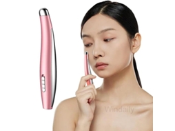 Massageador Ocular Vibratório Elétrico Com Caneta Para Olhos, Rosto E Lábios - Antienvelhecimento, Remoção De Rugas E Olheiras - Massageador Port