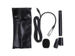Microfone Mali condensador de diafragma pequeno, com clip XLR, para instrumentos musicais