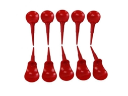 Lurelia Tees De Golfe, 50 Peças, Anticorte De Plástico Inovadores, Vermelho, Tees De Cadeira, Ferramenta De Corte De Divot