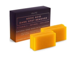 2026 jabón Desmanchador de Manchas Oscuras com Ácido Kójico, Vitamina C, Retinol, Colágeno e Cúrcuma Japonês Original