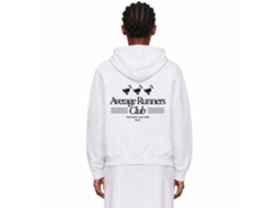 Moletom Rockinstone Average Runners Club Branco - Estilo de Designer Exclusivo