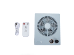 Ventilador de Mesa Ultra Fino Portátil Plegable Azul