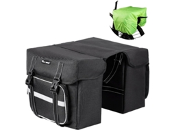 Bolsa De Bicicleta Bagagem Dupla Roda Traseira Bolsa 25l Grande Capacidade Versátil Bolsa Com Capa De Chuva Para Bicicleta/motocicleta Slowmoose