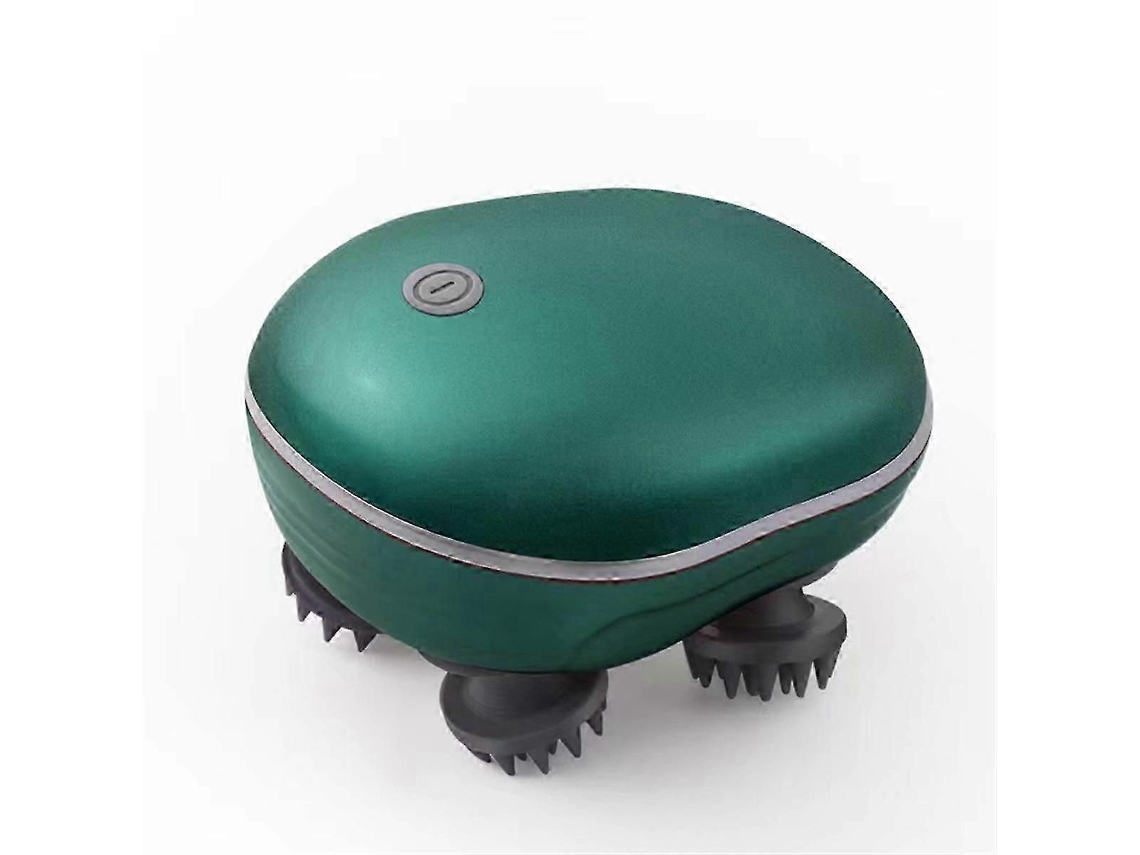 Massageador Elétrico Para Couro Cabeludo, Terapia De Luz Vermelha, Antiestresse, Massagem Corporal Relaxante, Remove Tensão Muscular E Cansaço, Verde