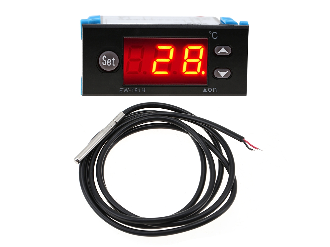 Controlador De Temperatura Digital Ew‑181h Termostato Medidor De Controle De Temperatura
