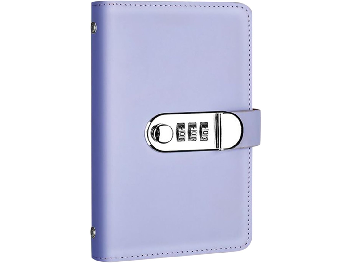 Caderno Para Guardar Dinheiro, Com Cadeado De Combinação