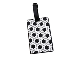Etiqueta de Bagagem /etiqueta de Endereço para Mala em Silicone, Vários Estilos, Branca, Modelo Alternativo 1 BRILVIBERA