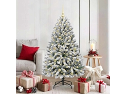 Vidaxl Árvore De Natal Artificial 150 Cm 150 Led Branco Quente