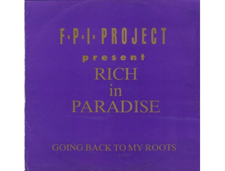 Vinil Rich In Paradise / Going Back To My Roots Rumour Records
