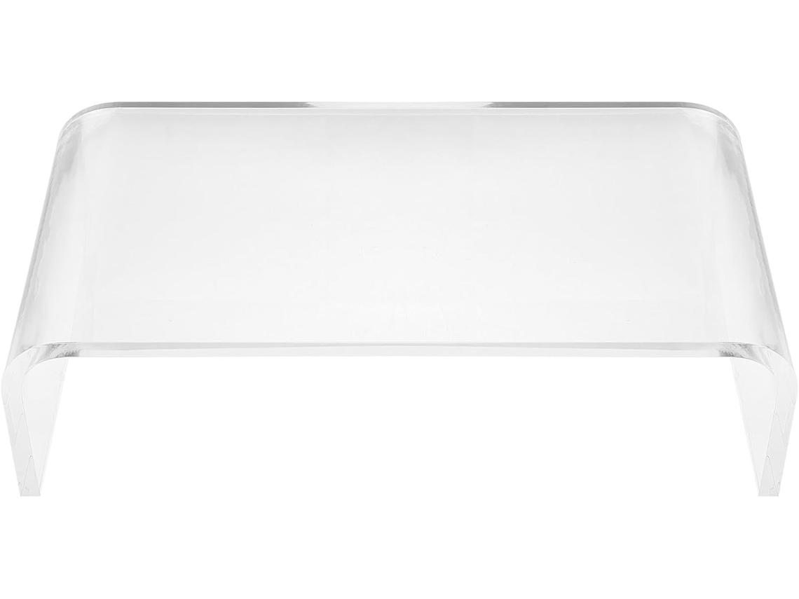De Mesa Transparente Em Acrílico Para Monitor, Suporte Para Computador, 36x19x10 Cm, Suporte Gokoco