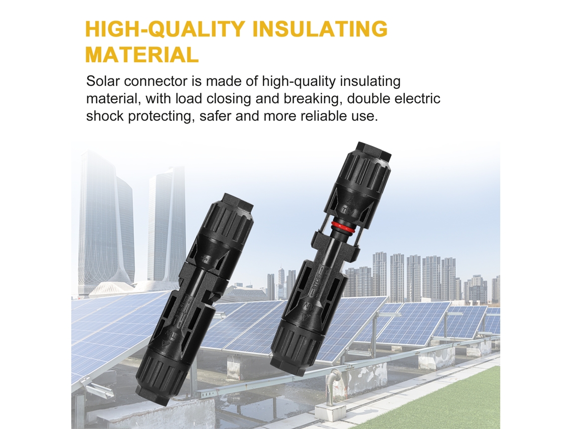 Laxiscreed Conectores Solares Ip67 Macho E Fêmea Para Painéis Fotovoltaicos De Alta Durabilidade