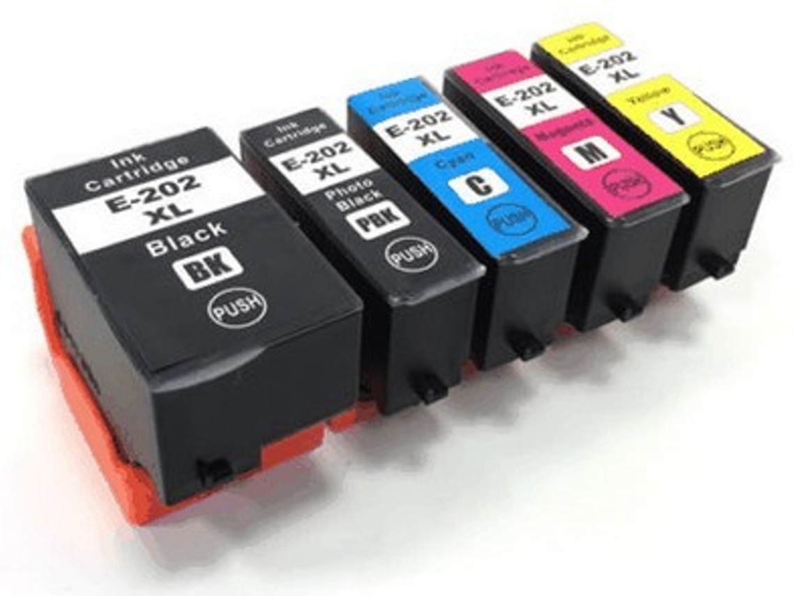 Tinteiro Compatível com Epson 202Xl C13T02G74010 (Pack 5)
