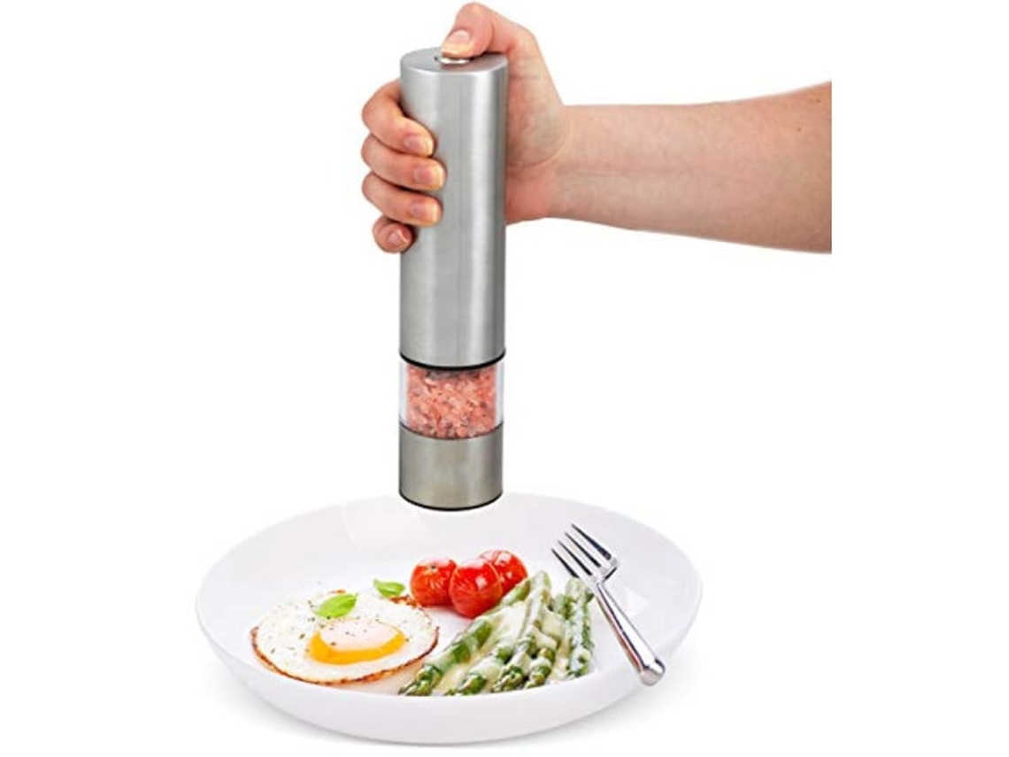 Novo Moedor De Sal E Pimenta, Conjunto De Moedor Pimenta Elétrico A Bateria