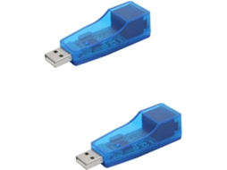 2 Adaptador De Rede Ethernet Usb Para Pc E Laptop Conexão Internet