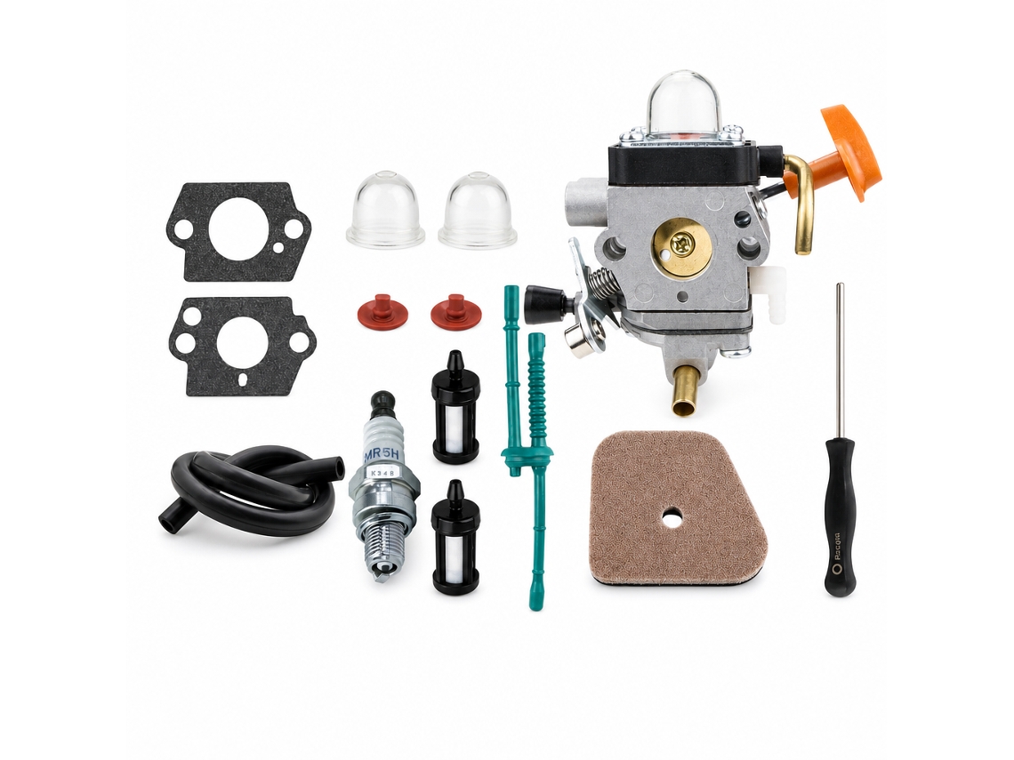 Kit De Carburador Para Roçadora Compatível Com Stihl Fs87 Fs90 Fs100 Fs110 Fs130