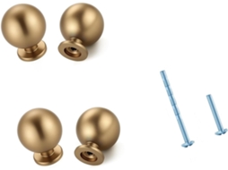 Conjunto De 4 Puxadores Decorativos Para Gavetas, Em Liga De Zinco, Estilo Simples