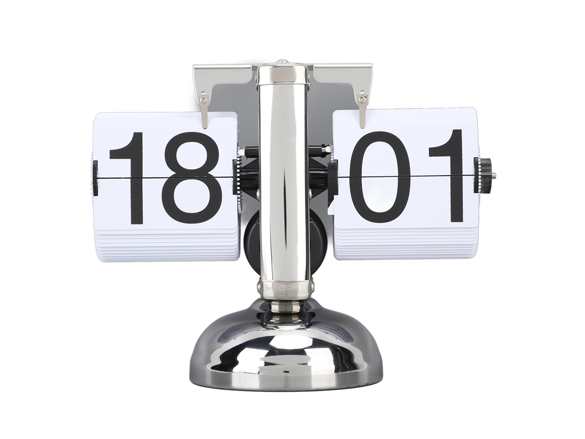 Relógio Flip De Mesa Com Grande Número E Bateria 24 Horas
