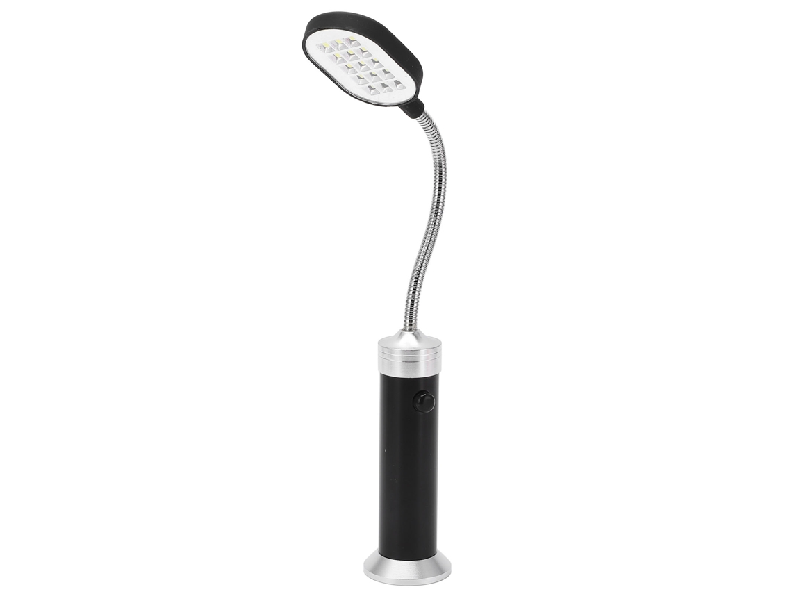 Lâmpada Magnética Led 360° Resistente Ao Clima Preta
