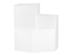 Caixa Sapatos Capa Pvc Zipper Divisórias 80x25x10cm S/MARCA