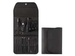 Lurelia Kit De Manicure E Pedicure 16 Em 1 Com Estojo Viagem Couro