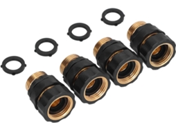 Kit De Conectores Rápidos Para Mangueira Jardim, 4 Peças, Adaptador