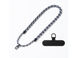 Lurelia Cordão Para Telemóvel Ajustável Transversal Para Pescoço 150 Cm 5m Anti-perda