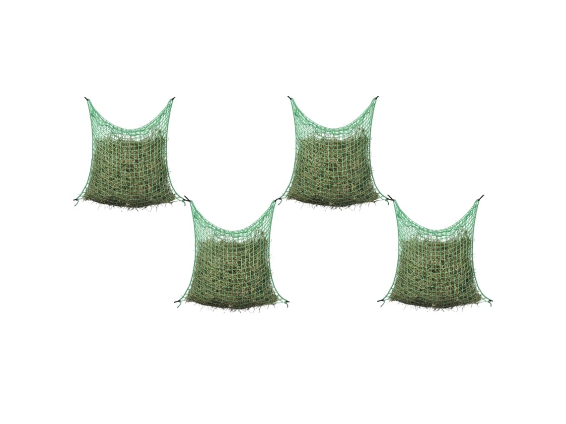 Vidaxl Redes Para Feno Quadradas Pp 4 Pcs 0,9x1,5 M