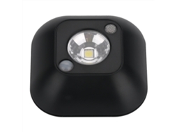 Rebe-luz Noturna Sem Fio Mini Com Sensor De Movimento Infrarrojo Led Para Armário Gabinete Bateria Preto