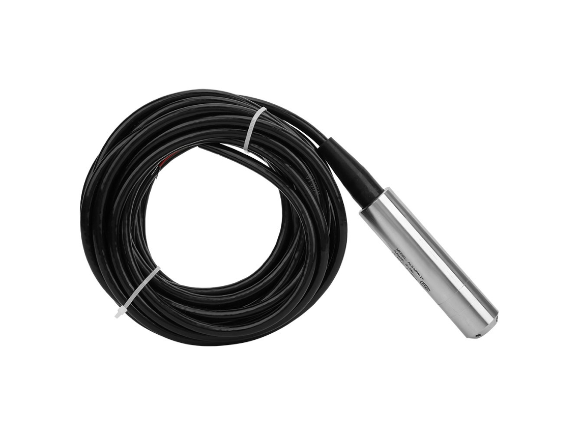 Veloriskku-sensor De Nivel De Líquido Inmersible Sonda Acero Inoxidable 24vdc 4-20ma Rango 0-5m Cable 8m