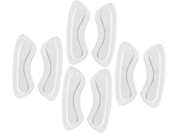 Packove 4-pares De Protetores Calcanhar Macios E Confortáveis Em Silicone Antiderrapante Para Sapatos Grandes