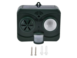 Repelente de Animais Ultrassônico Solar À Prova D'água Luz Led Intermitente Jardim 3.7v S/MARCA