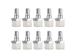 Kit de 10 Botões de Controle de Volume para Rádios Motorola Cp040 Cp140 Cp160 Cp180 CHABERLU