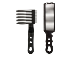 Pente De Corte De Cabelo Barber Fade Combs Pente Curvo Brilvibera