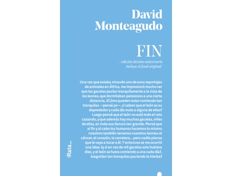 Livro Fin de David Monteagudo (Espanhol)