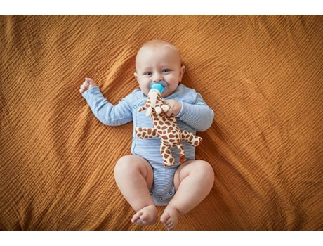 Chupeta  AVENT Girafa + Ultra Soft (0-6 m - Azul)