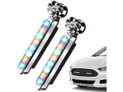 Luzes Led Para Carro, Ajustáveis E À Prova D'água, Acessório Para Veículo.