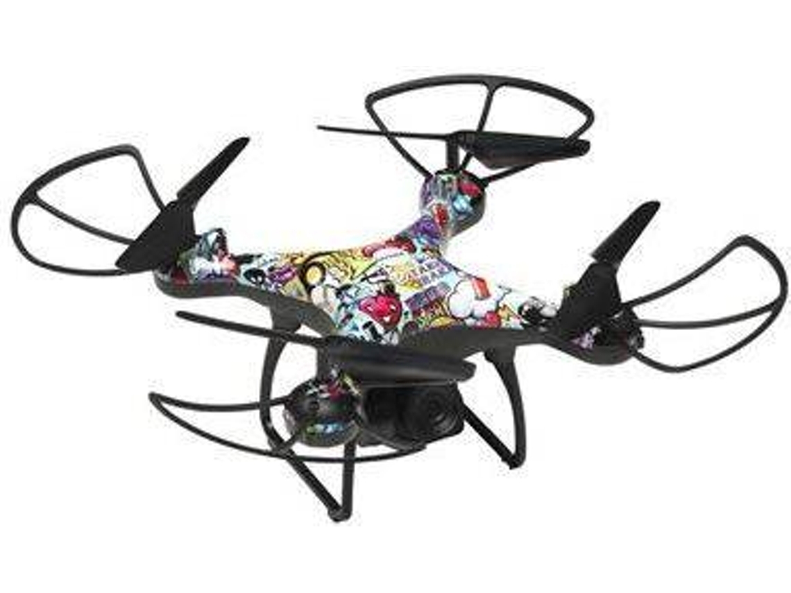 Mini Drone DENVER DCH-350 (Outlet Caixa Aberta - HD - Autonomia: Até 22 min - Multicor)